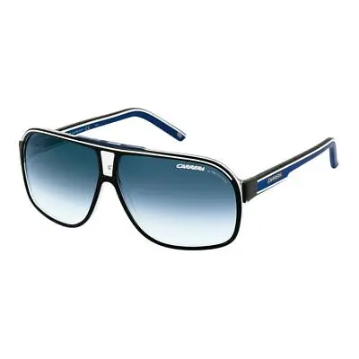 $139 • Buy Carrera Sunglasses Grand Prix2 T5c08 Black/white/blue 64