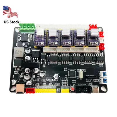 GRBL 4Axis Stepper Motor Controller Board 8825 Driver CNC Engraver Controller • $43.19