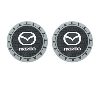 Car Accessories Logo Coasters Silicone Cup Holder Insert Anti-Slip For Mazda • $5.99