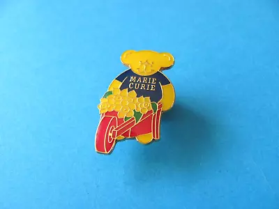Marie Curie Pin Badge Cancer Charity.  VGC. Wheelbarrow. • £1.25