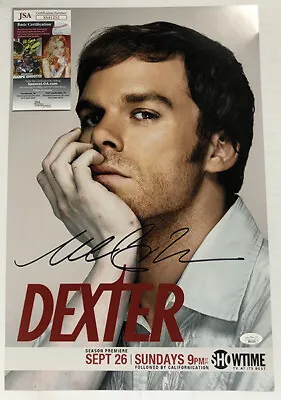 MICHAEL C HALL Signed 12X18 Photo DEXTER POSTER B JSA • $199.99