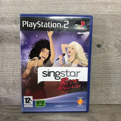 £7.99 • Buy SingStar Rock Ballads Playstation 2  PS2 COMPLETE WITH MANUAL Pegi 12+