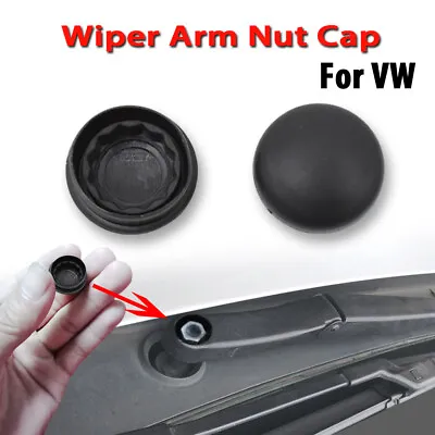 $7.99 • Buy 2x Front Windshield Wiper Arm Nut Cover Cap Bolt For VW Passat Golf Polo Jetta