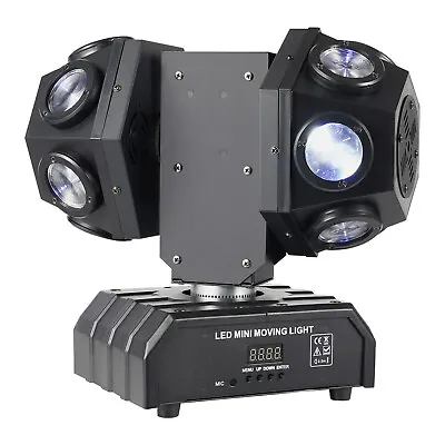 LED Dual Moving Head Light 160W RGBW Gobo Beam Stage Lighting DJ Disco Show DMX • $91.20