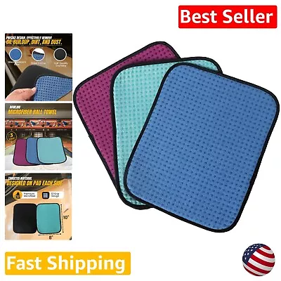 Multicolor Microfiber Bowling Ball Towel - 10 X8  Premium Quality - 3 Pack • $23.99