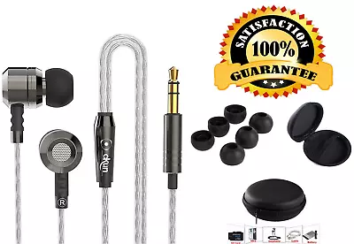 Wired  Earphones In Ear High Headphones Definition Deep Bass 3.5mm AUX Jack • £7.99