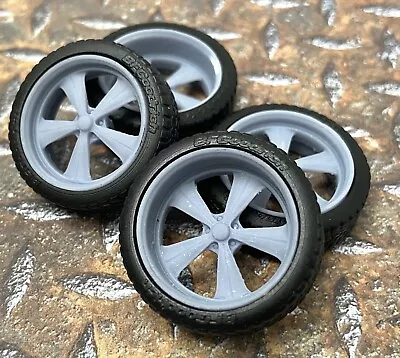 Resin 21/20 In. “US Mags Thruster”  Model Car Wheels/Tires 1/24 1/25 Scale • $16.99