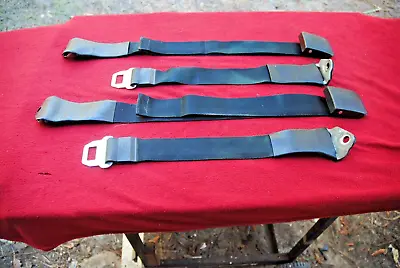 65 66 67 Mustang Black Seat Belts Correct Original Ford Very Nice Conditoion • $189