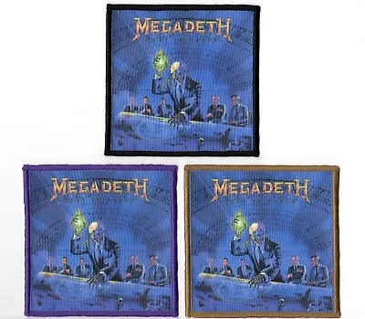 Megadeth Rust In Peace Sublimated Printed Patch | Thrash Heavy Metal Band Logo • $6.99