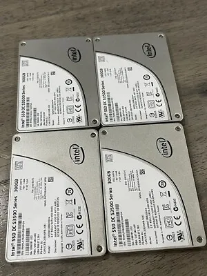 (Set Of 4) Intel SSD DC S3500 Series SSDSC2BB300G4 300GB 2.5 SATA SSD • $179