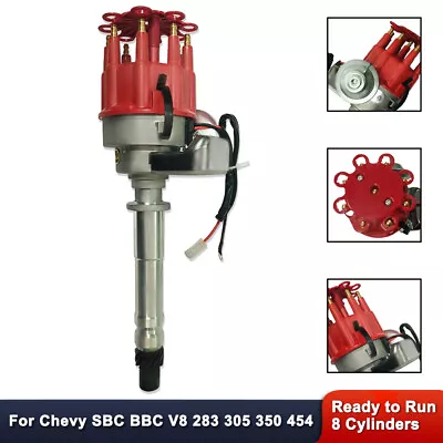 For Chevy SBC BBC V8 283 305 350 454 1035011 Ready To Run Electronic Distributor • $58.68