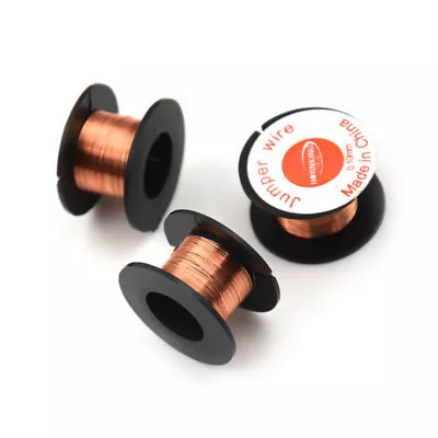 3 Roll Magnet Wire AWG Gauge Enameled Copper Coil Winding 0.1mm  • $7.30