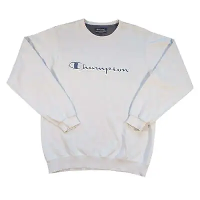 Vintage Champion Embroidered Spell Out Crewneck - M • $69.99