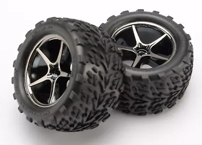 Traxxas 7174A Tires And Wheels Assembled Glued  1/16 E-Revo VXL • $18.95