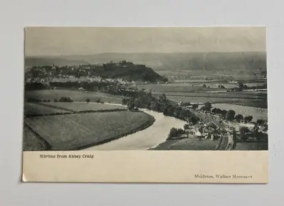 Scotland Postcard Stirling From Abbey Craig Middleton Wallace Monument Frith's • £5.75