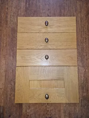 Mixture Of 37 Oak Kitchen Cupboard Doors And A Few Drawers   • £80