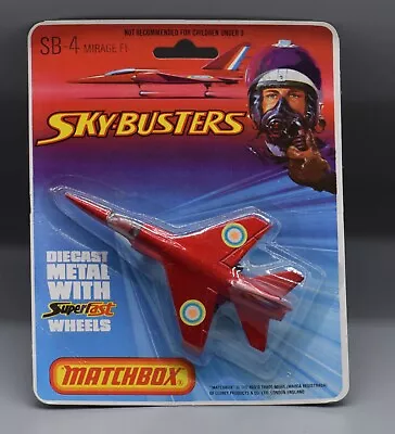 1977 Lesney Matchbox SKY BUSTERS Mirage F1 SB 4 Diecast SEALED Die Cast MOC Toy • $18