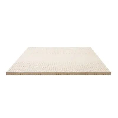 NNEDSZ Bedding Pure Natural Latex Mattress Topper 7 Zone 5cm Double • £294.37