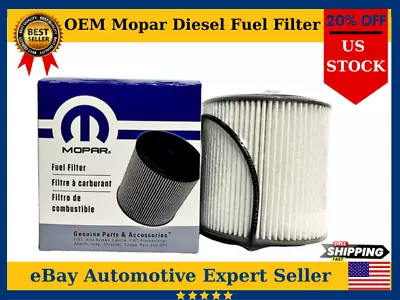 2019 2020 Ram 2500 3500 4500 Mopar Diesel Fuel Filter Set 68436631AA 68157291AA • $29