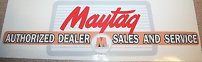 Maytag Gas Engine Motor Authorized Dealer Decal Square 92 72 82 31 Hit Miss Sale • $10.67