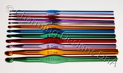 £1.80 • Buy 15cm Aluminium Crochet Hook - Sizes From 2mm To 10mm -  - UK Seller