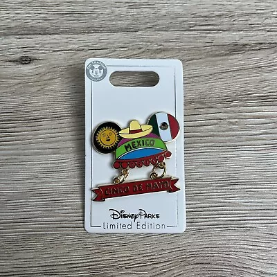 Disney Pin Trading Mexico Cinco De Mayo 2020 Dangle Hidden Mickey Ears Epcot WDW • $9.99