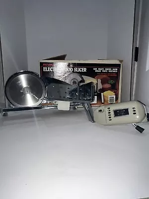 Vintage Rival Model 1101E Stainless Steel Electric Food / Meat / Cheese Slicer • $47.82