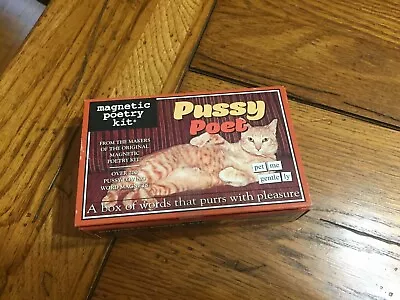 New Magnetic Poetry Kit...pussy Poet...over 200 Word Magnets..funny Dirty Gift • $15