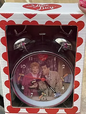 I Love Lucy Lucy & Desi Twinbell Clock Rare NEW VINTAGE Never Used OG • $64.99
