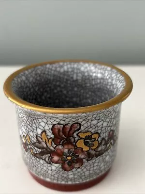 Dahl Jensen Royal Copenhagen MCM Crackle Glaze Cup Votive Holder  Vase • $35.99