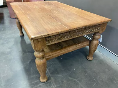 NEW Vintage Carving Teakwood Coffeetable • $1159.60