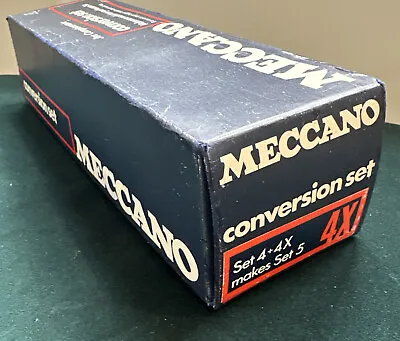 £22.50 • Buy Meccano Conversion Set 4X ~1973 With Manual And Orig Pouches, Complete VGC #1
