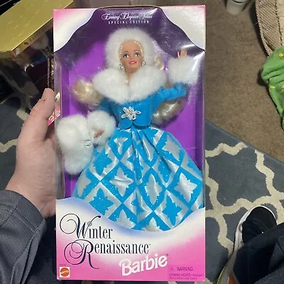 1996 Mattel Barbie Winter Renaissance Doll • $28