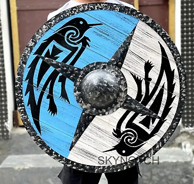 £119.99 • Buy Medieval Viking Shield, Battle Ready Viking Shield, Ragnar Viking Shield Eivor