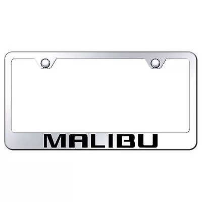 Chevy Malibu Laser Etched Logo Stainless Steel License Plate Frame • $38.95