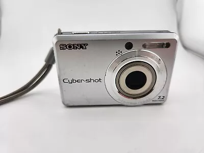 Sony Cyber-shot DSC-S730 7.2 MP Digital Camera FOR PARTS OR REPAIR • $14.99