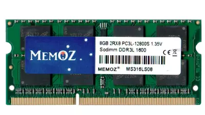 8GB DDR3 RAM Notebook PC3L 12800 Laptop Memory So-Dimm Memoz 5 Years Warranty • $26