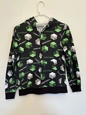 Minecraft Children's/Boy's  Zip Up Hoodie Size Large • $10