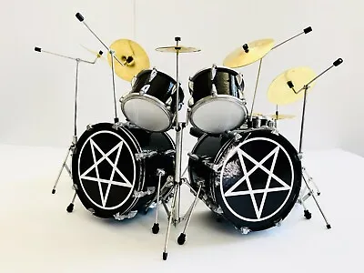 Motley Crue - Tommy Lee Shout At The Devil Drum Kit 1:4 Scale Miniature Drum Set • $59.99