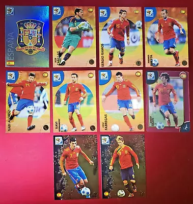 Spain Team - Panini FIFA World Cup South Africa 2010 - Premium Trading Cards • $149.99