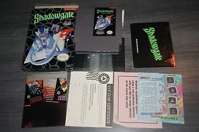 Shadowgate (Nintendo NES) Complete In Box W/ Reg NEAR MINT Shape • $149.99