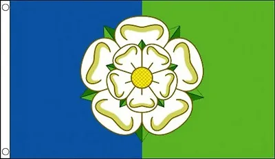 EAST RIDING Of YORKSHIRE FLAG 5' X 3' English England County White Rose York • £6
