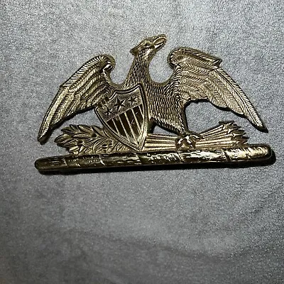 Single Virginia Metalcrafters Spread Eagle Brass Bookend VMC 8-9 1952 • $12.99