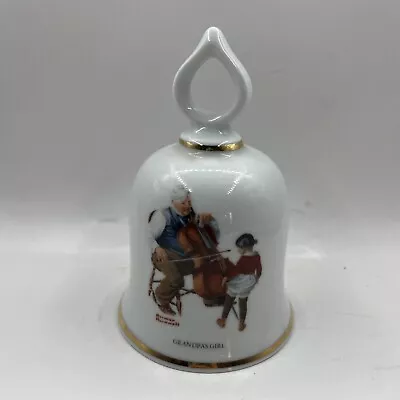 Vintage Danbury Mint 1970 Limited Edition Norman Rockwell Bell  Grandpa's Girl  • $4.90