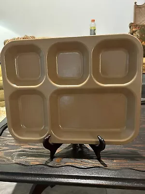 Four US 1979 Military 5 Section Food Trays;  “Halsey Inc U.S. 1979 Scranton PA” • $22