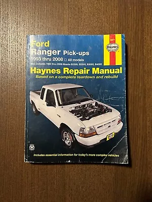 Haynes Ford Ranger Pick-Ups 1993-2008 All Models Service Repair Manual 36071 • $15.48