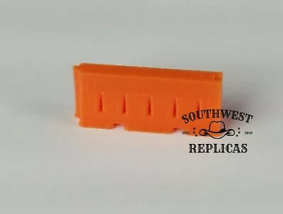 SW Replicas HO Scale 270-4508:  CONCRETE BARRICADES - ORANGE - Set Of 5 - NEW • $3.99