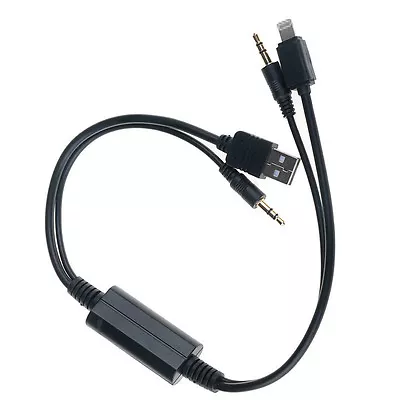 Car USB 3.5MM AUX Adapter Interface Cable For BMW MINI Cooper Ipod IPhone Sales • £4.18