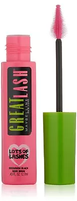 Maybelline New York Great Lash Lots Of Lashes Mascara 142 Brownish Black 0.42 Oz • $9.49