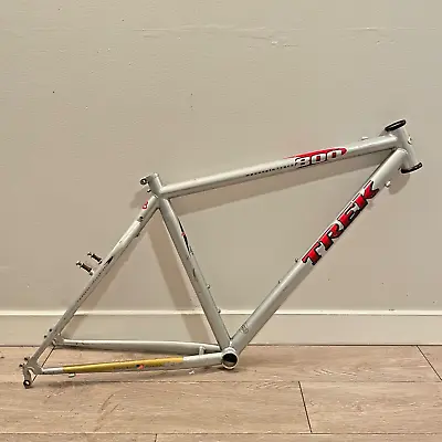 Trek 800 MTN Track MTB Bike Frame 18  Large Hardtail Silver Steel USA Vintage • $99.95